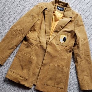 Blackmilk Hufflepuff Cord Blazer